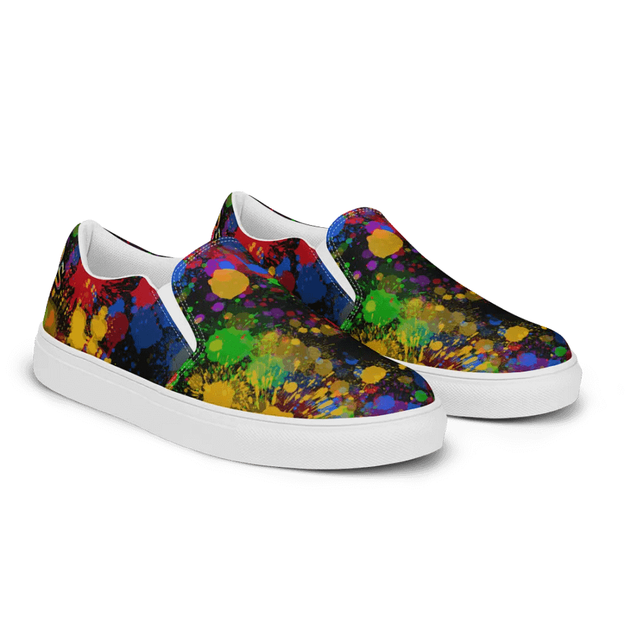 JokersVibe Graffiti Style Slip-On Shoes product image (9)