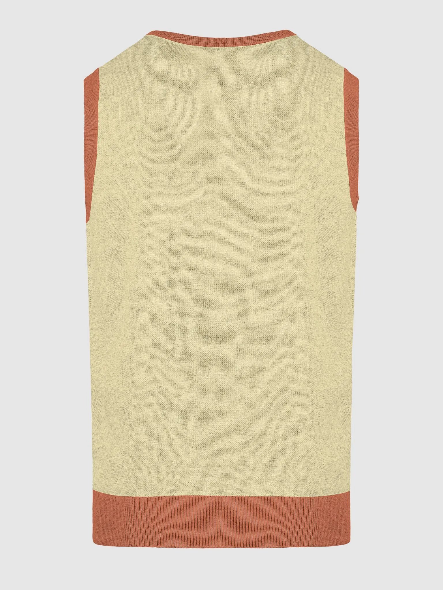 Mid-Century Mosaic Knitted V-Neck Vest product image (19)