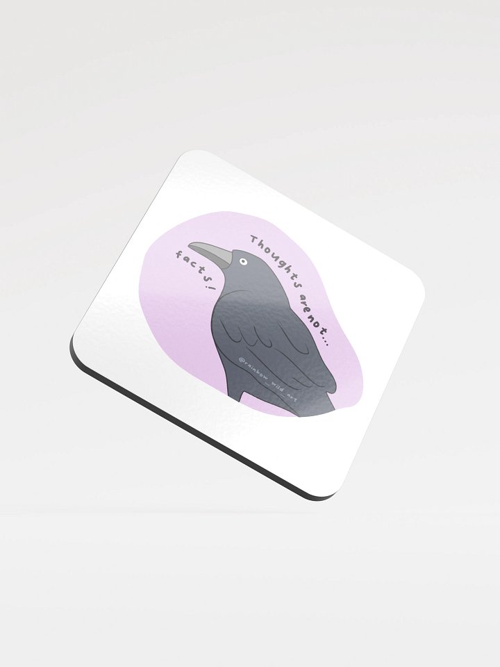 Thoughts are not Facts Cork Coaster product image (1)