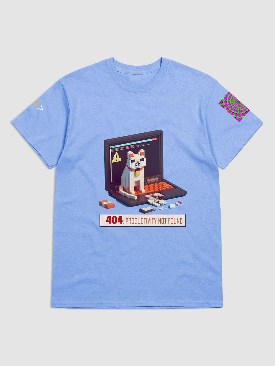 404 Cat Tee – Debug Life, Purr-fectly Broken product image (1)