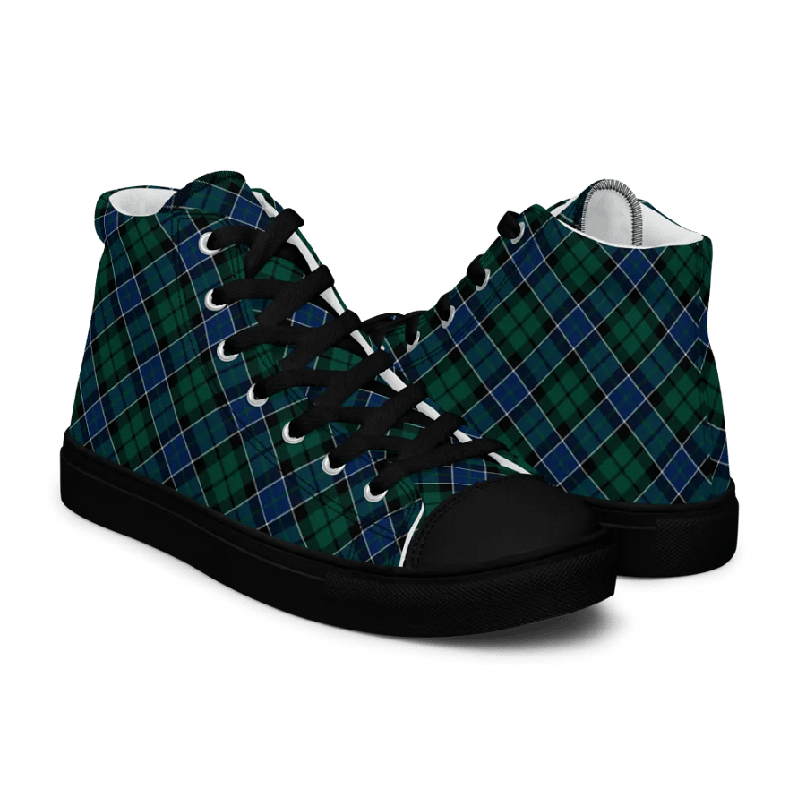 Graham Tartan Men's High Top Shoes product image (7)