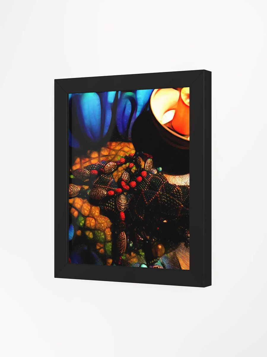 Good Luck Lady Bug Bead Still Life Framed Poster product image (87)