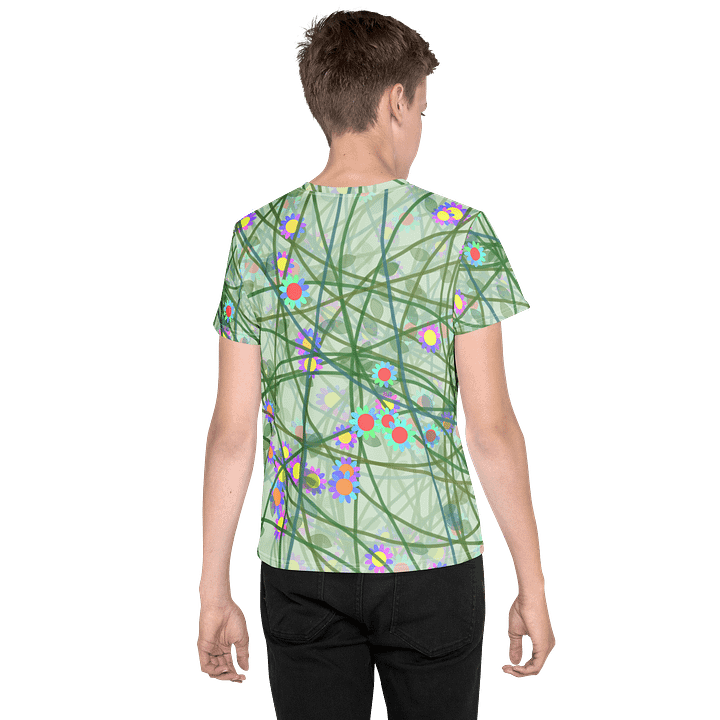 Vivid Vines Youth T-Shirt product image (2)