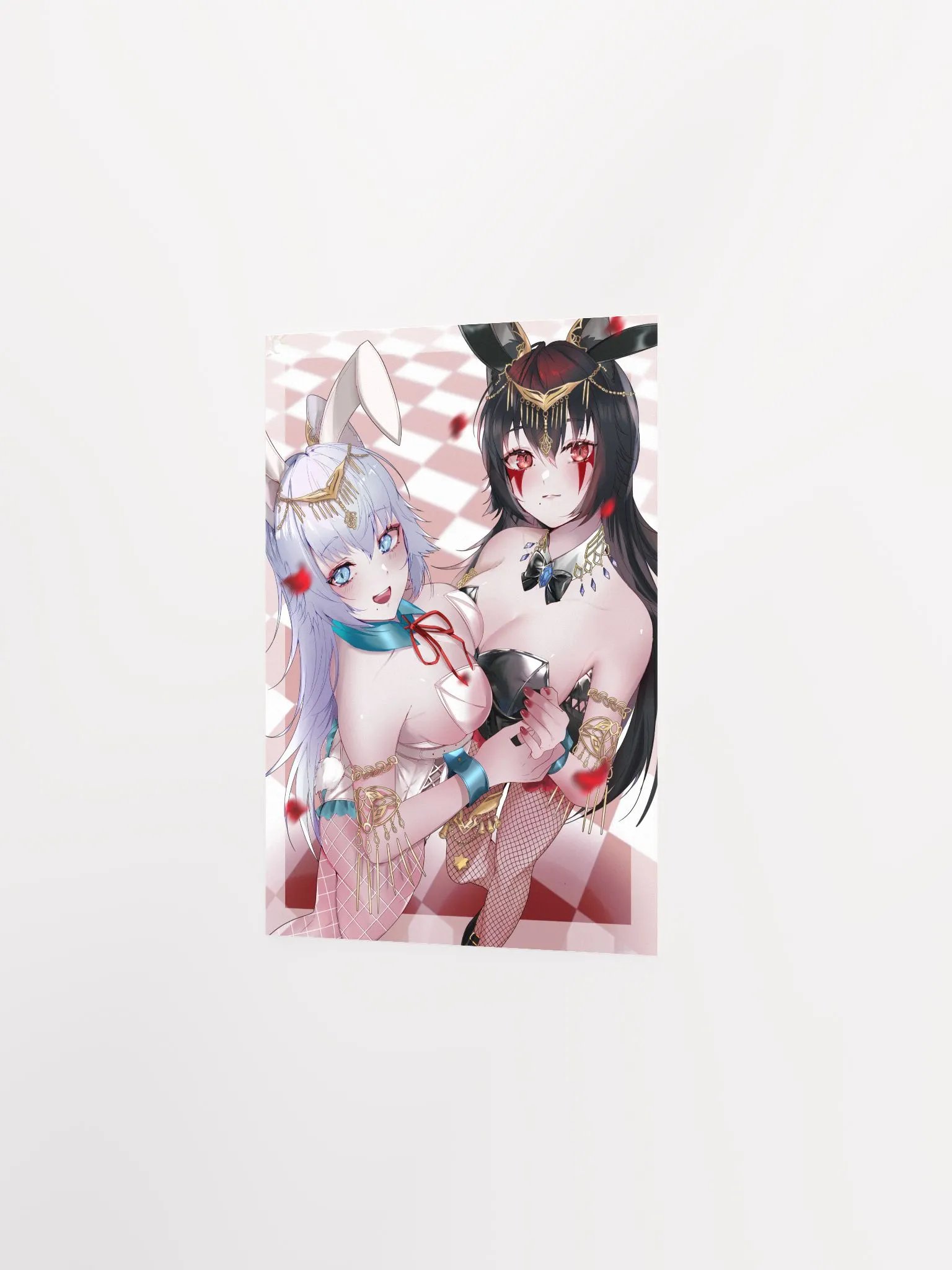 Paws and Swap Bunny Girl Matte Poster product image (7)