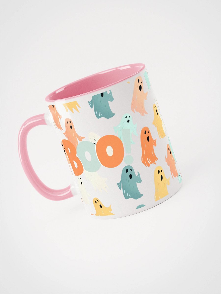 Peek-a-Boo! Pastel Ghosts Ceramic Mug product image (3)