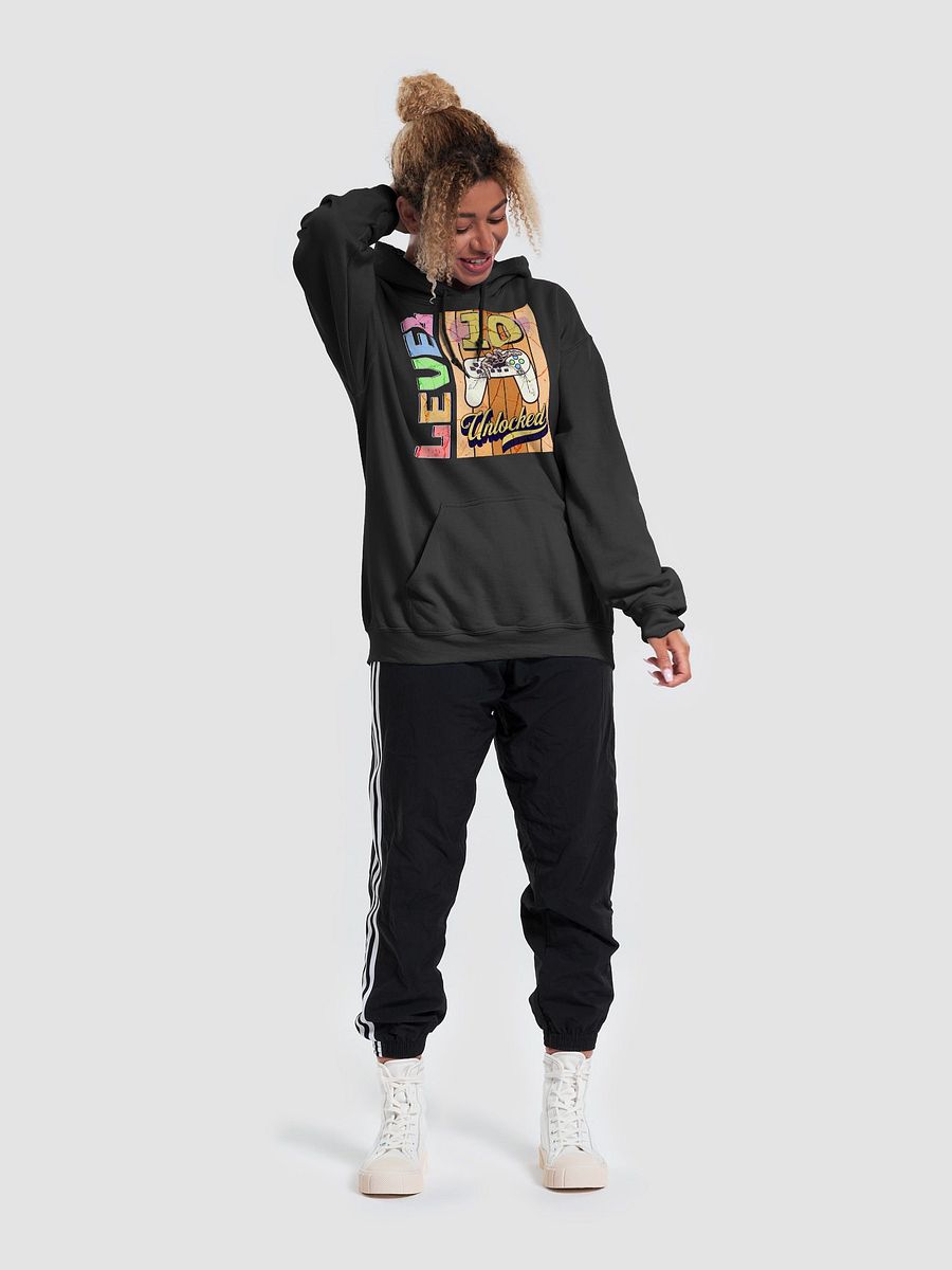 Level 10 Unlocked Gaming Hoodie product image (3)