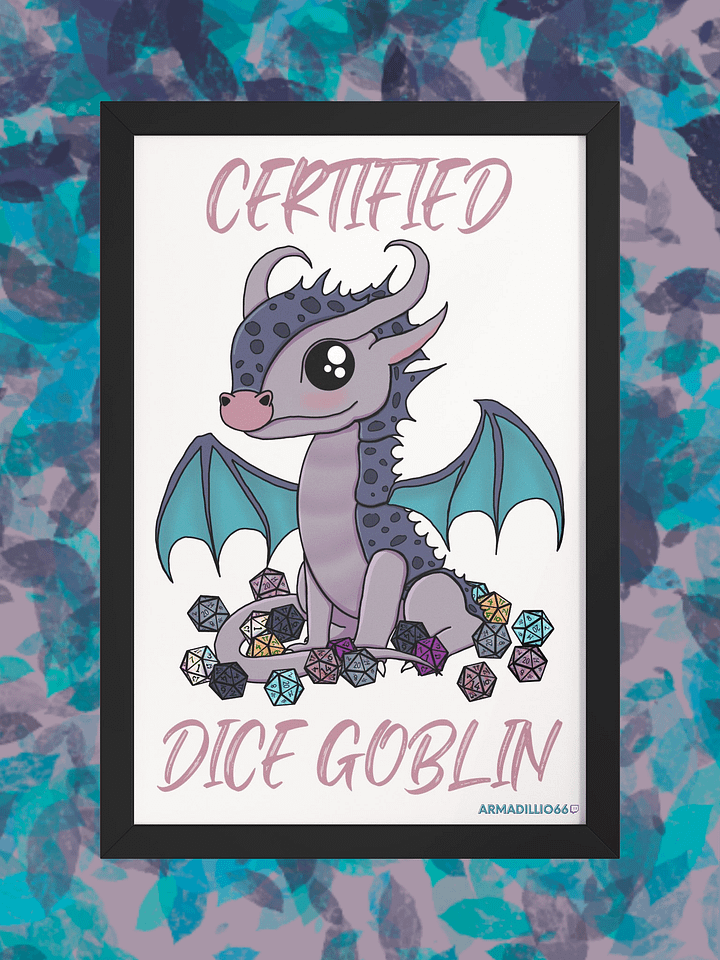 Certified Dice Goblin Poster product image (1)