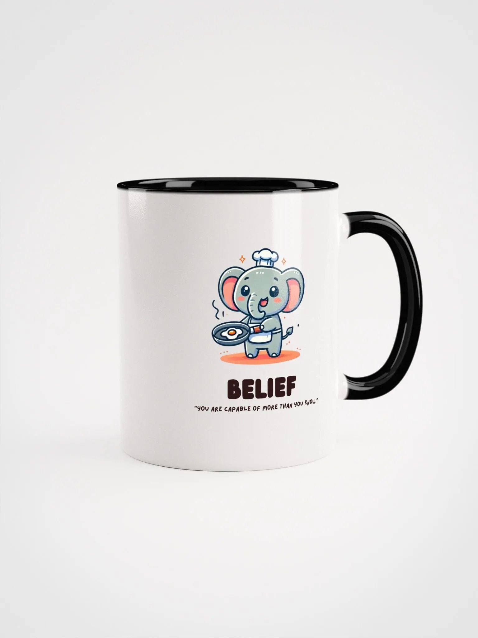Belief Elephant Chef Mug product image (9)