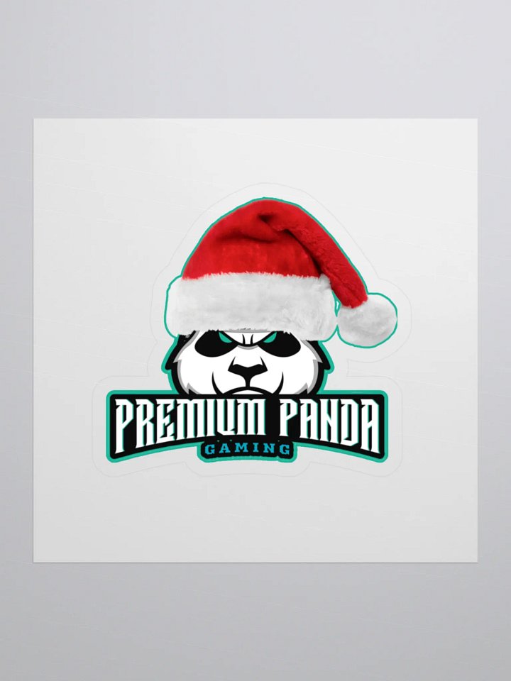 Santa Panda Kiss Cut Stickers product image (1)