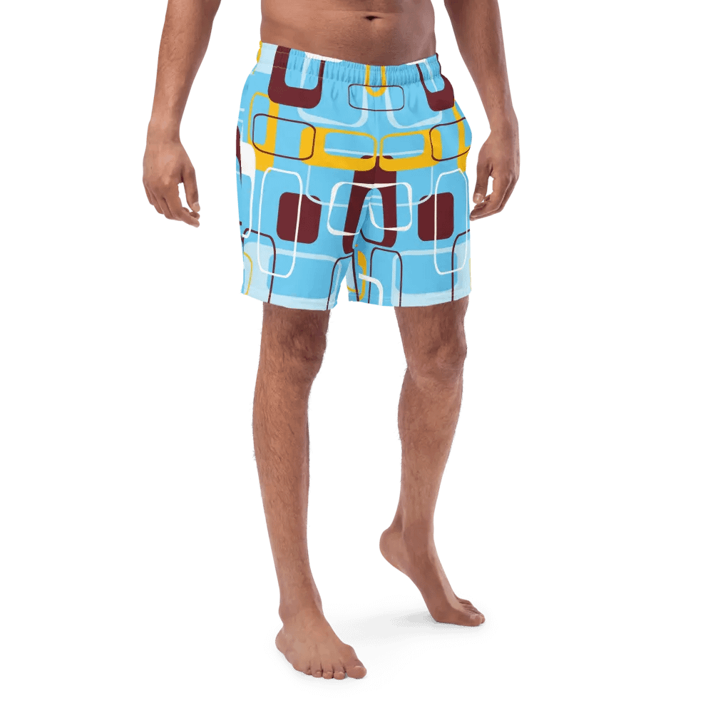 Geometric Design Swim Trunks product image (5)