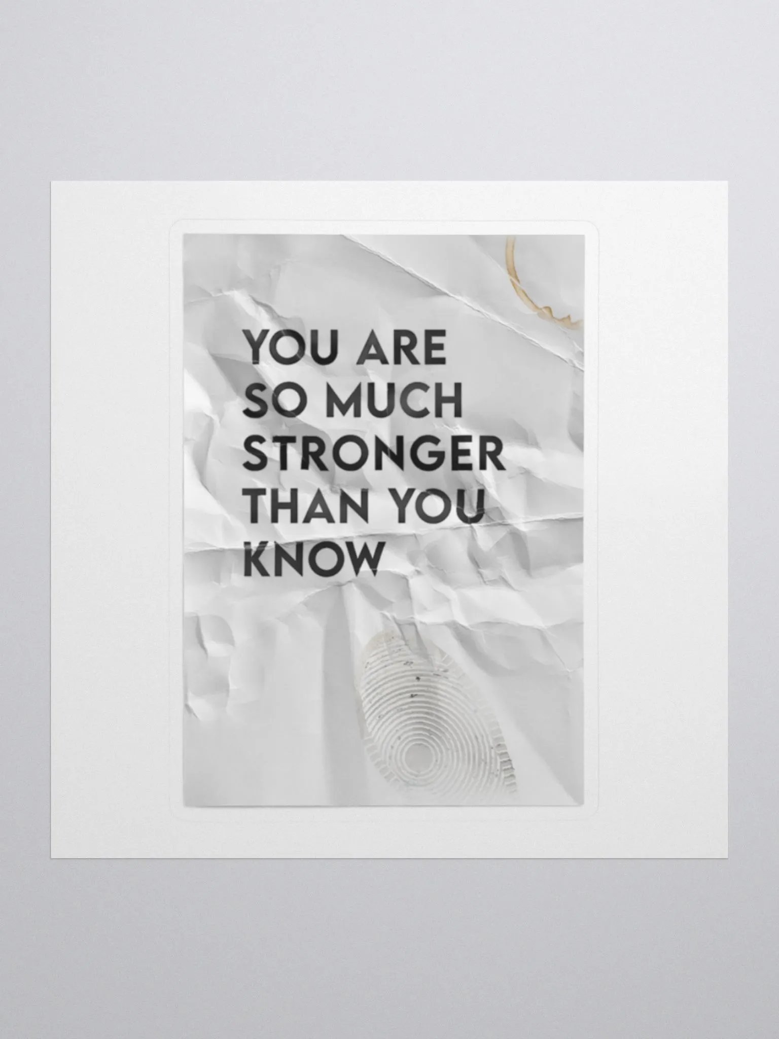 Stronger Than You Know - Sticker product image (1)