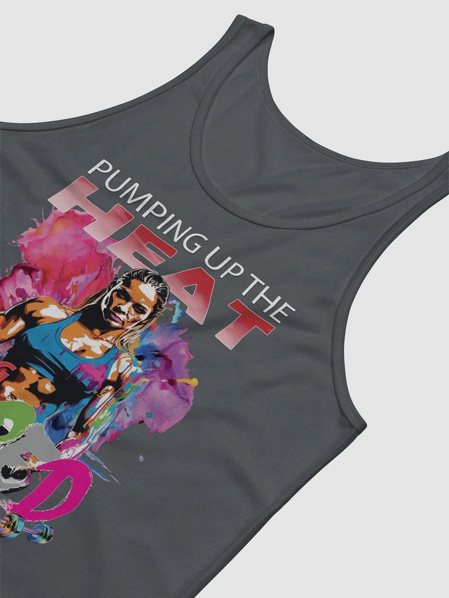 Pumping Up The Heat Getting Ripped Female Woman Bodybuilder Fitness Gym Tank Top product image (8)