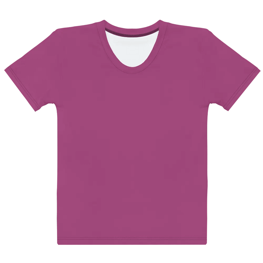 Plain Plum Purple True Summer Women's Crewneck Polyester Heavyweight Premium T-Shirt by Treasure Pie product image (10)