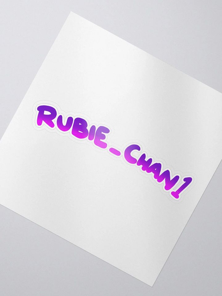RubieChan Logo Sticker product image (2)