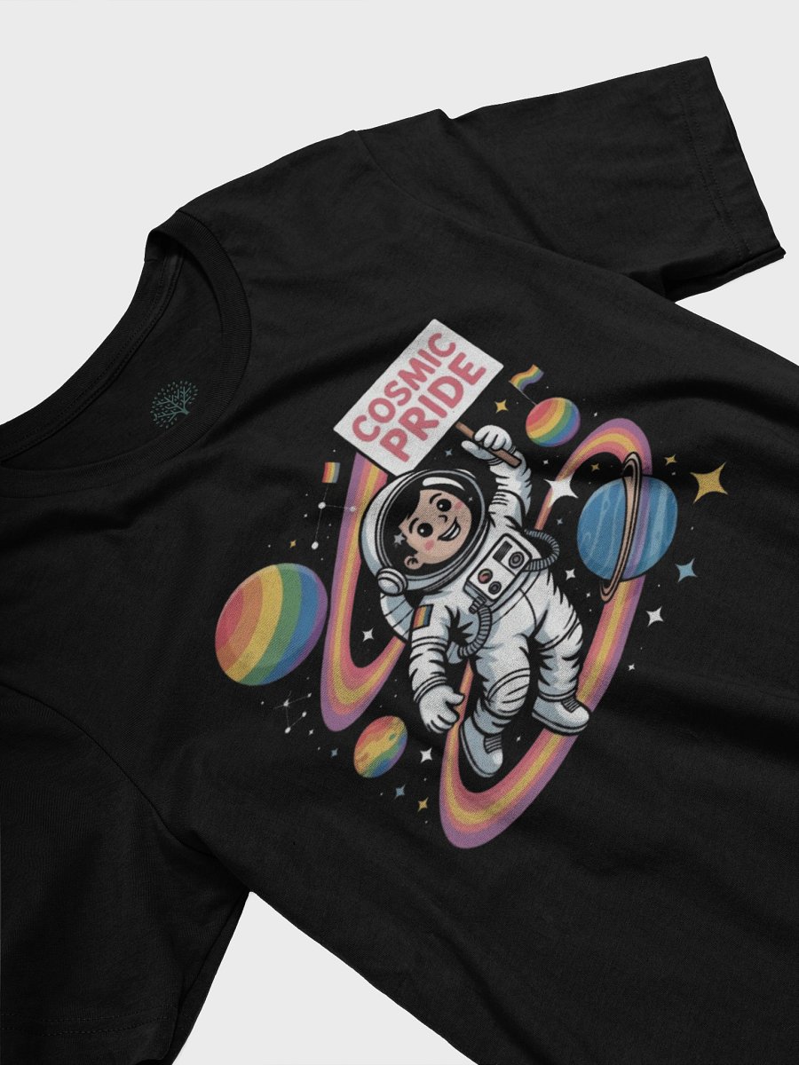 Exclusive 'Cosmic Pride' Rainbow Astronaut Unisex T-Shirt - TDS Music product image (29)