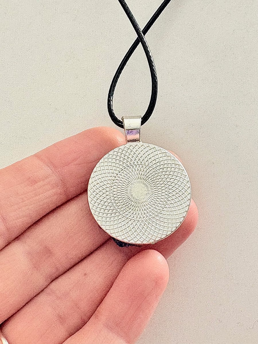 [Vertical] Sea Glass Pendant Necklace | Handmade Bead & Sea Glass Art | Coastal Charm Jewelry by Monique Faella Designs™ | MFD-00019 product image (4)