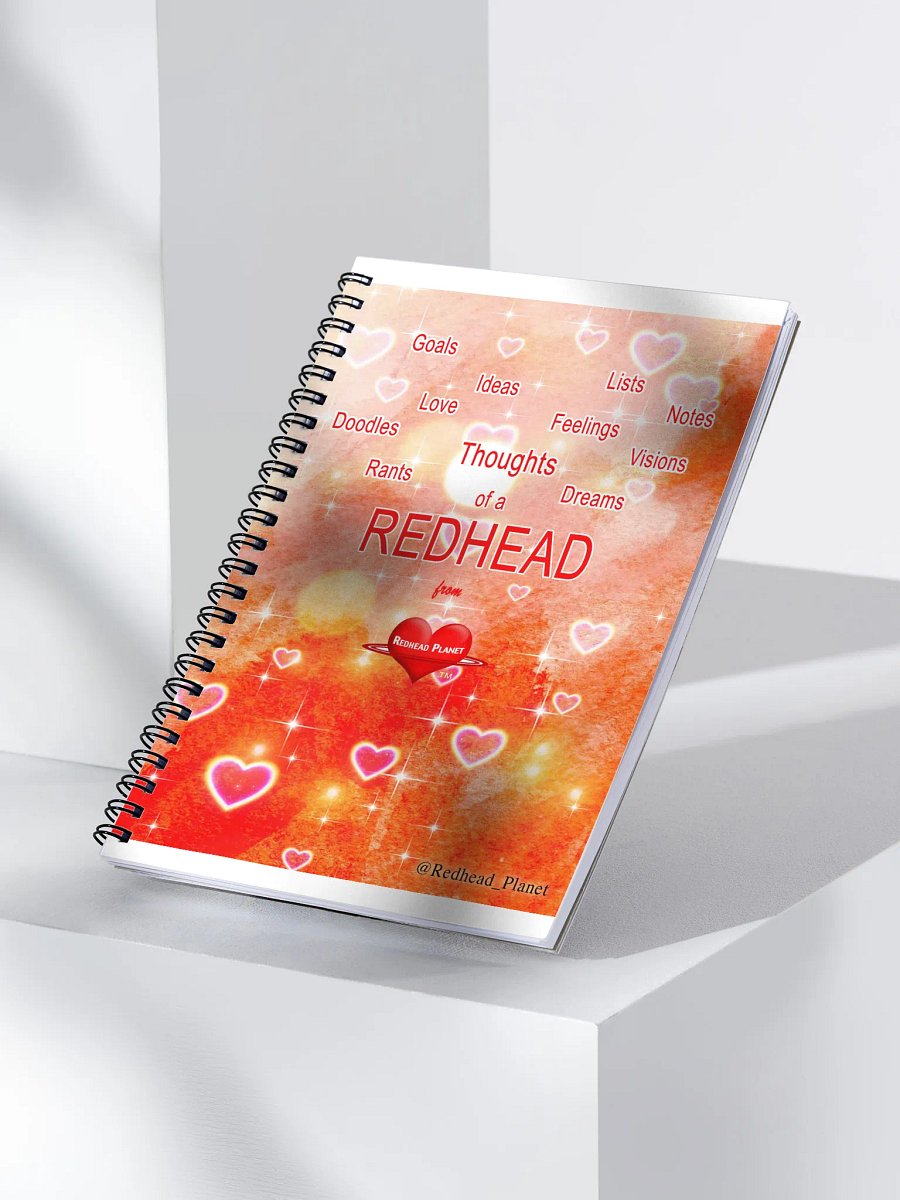 Thoughts of a Redhead Spiral Notebook product image (3)