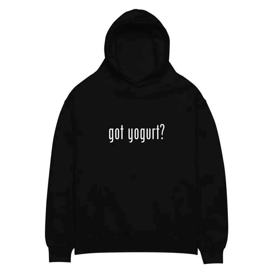 unisex "got yogurt?" oversized hoodie product image (4)