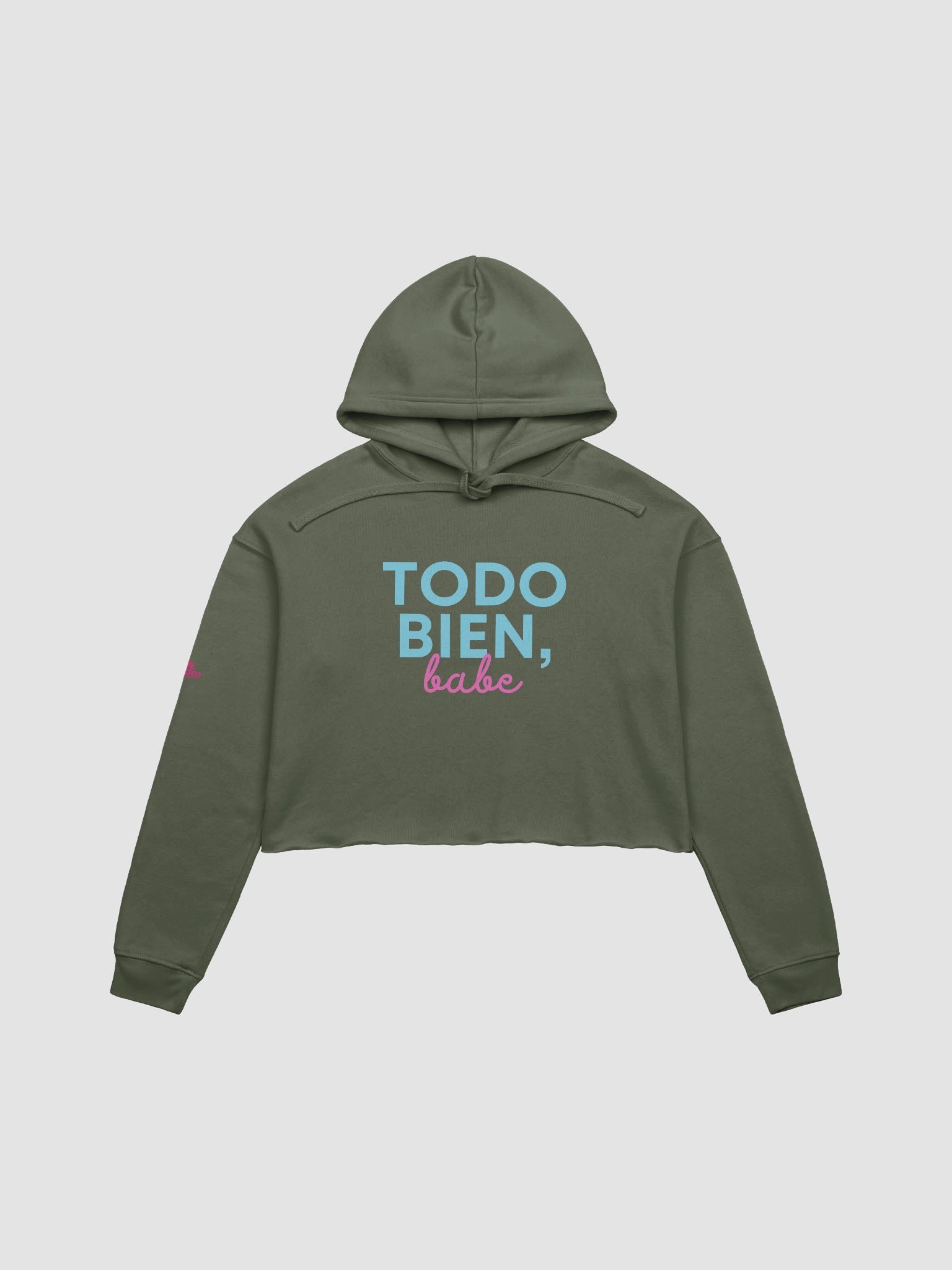 "Todo Bien, Babe" Crop Hoodie product image (3)