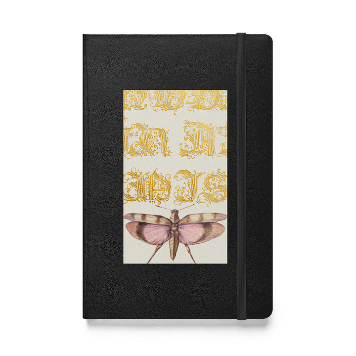 Gilded Moth. Hardcover Notebook product image (1)