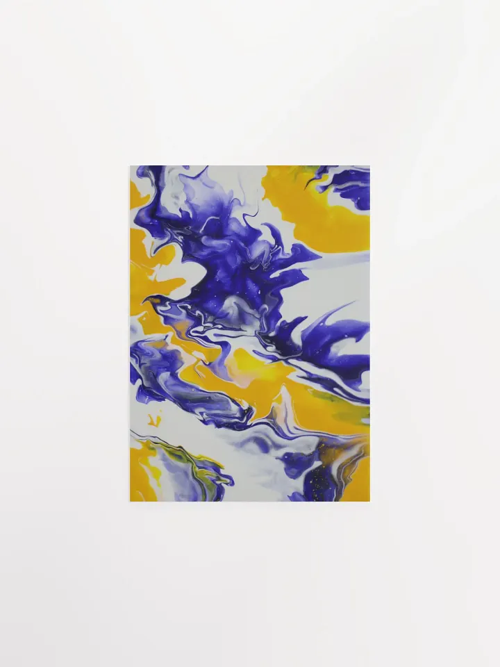 Acrylic Pour Printed Matte Poster - #20BY Design product image (3)
