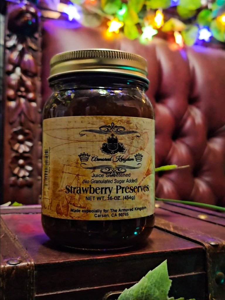 The Armored Kingdom Strawberry Jam Preserves 16oz Rich Flavor & Perfect for Spreads & Toasts product image (6)