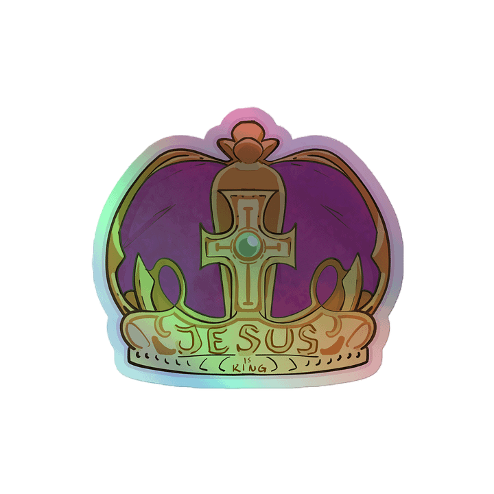 Radiant Holy Crown Sticker product image (2)