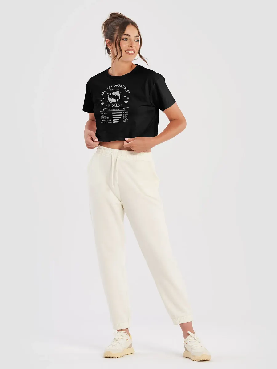 Pisces Zodiac Sign Romantic Compatibility - AS Colour Women's Premium Crop Top product image (2)