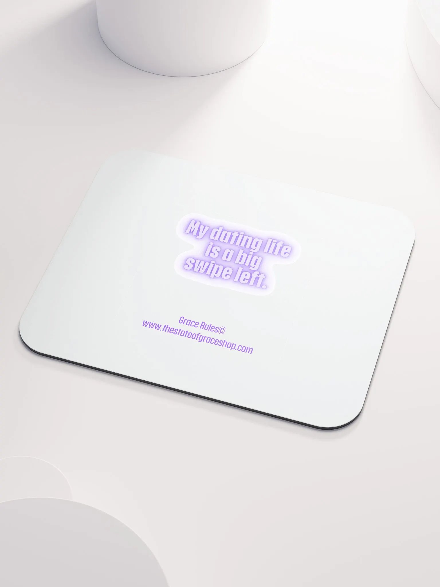 FUNNY DESK MATS 4 U - “My dating life is a big swipe left.” product image (3)