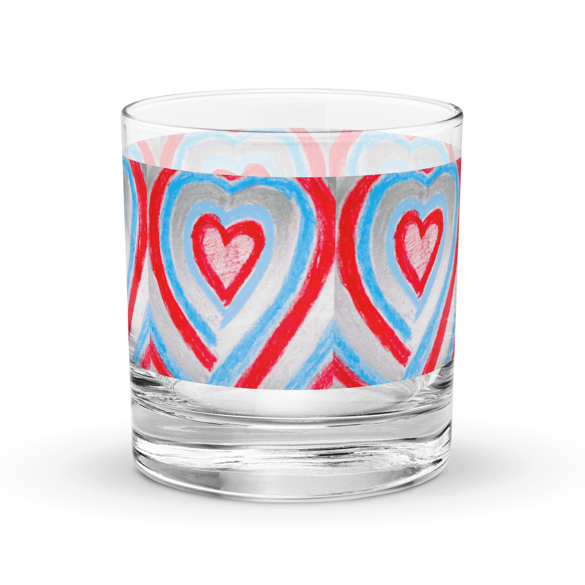 Hearts on the Rocks Glass product image (2)