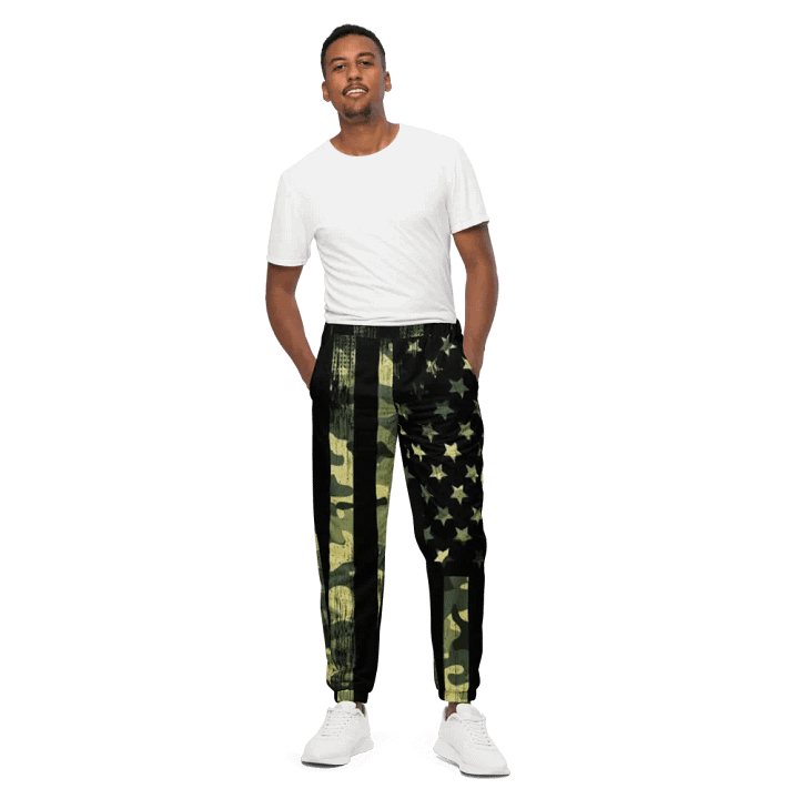 Camo Patriot Unisex Track Pants product image (1)
