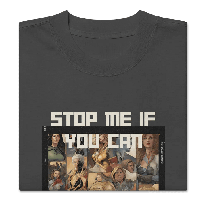Stop me if you can oversized tee product image (2)