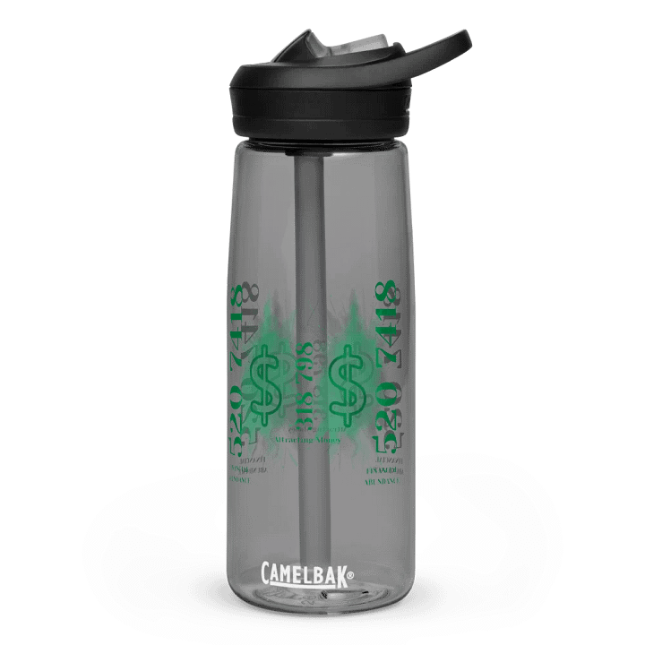 Bio-Energy Wealth & Abundance Affirmation Water Bottle product image (1)