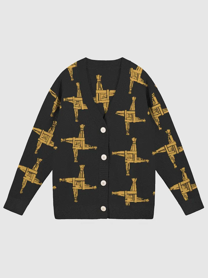 St Brigid's Cross Patterned Knit Cardigan product image (1)