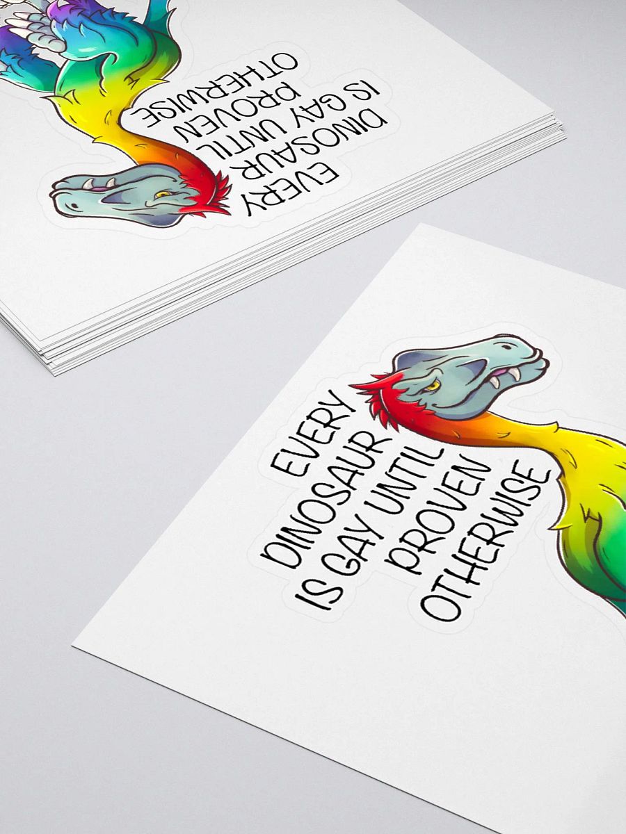 Rainbow Raptor Sticker product image (12)