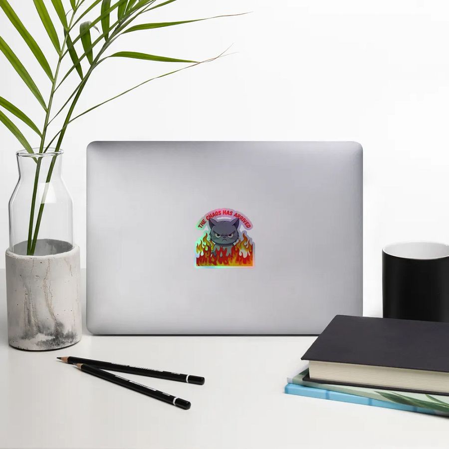Chaos Cat Holographic Sticker Sheet product image (14)