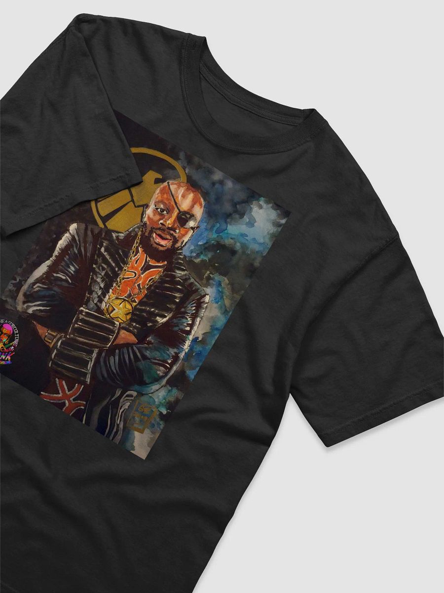 HyperbolicSHEILDibecsequedalymistic - Isaac Hayes x Nick Fury Mashup Tee product image (3)