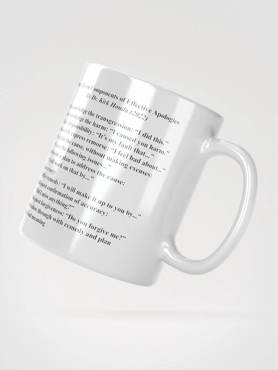 Effective Apologies - White Mug product image (4)