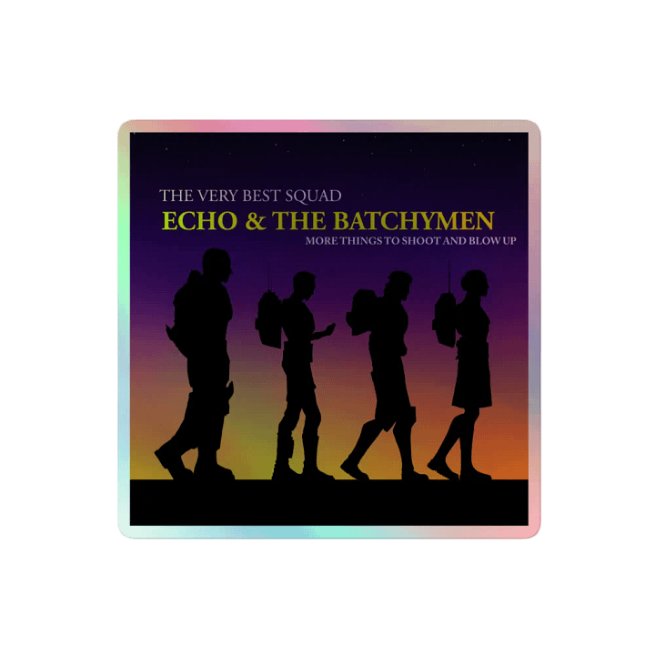 Echo & the Batchymen Holo Sticker product image (2)