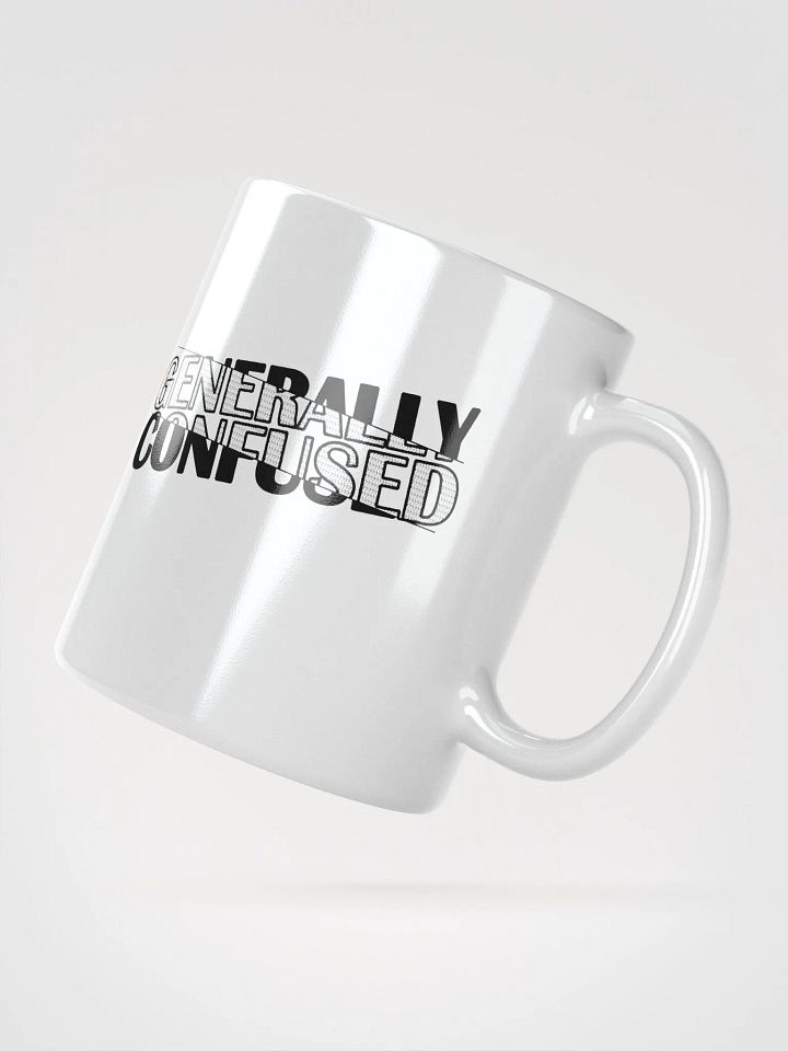Generally Confused White Glossy Mug product image (2)