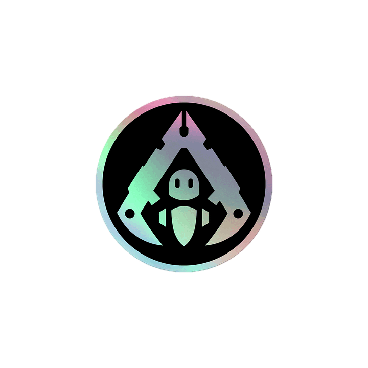 Pixaroma Crown Holographic Sticker product image (1)
