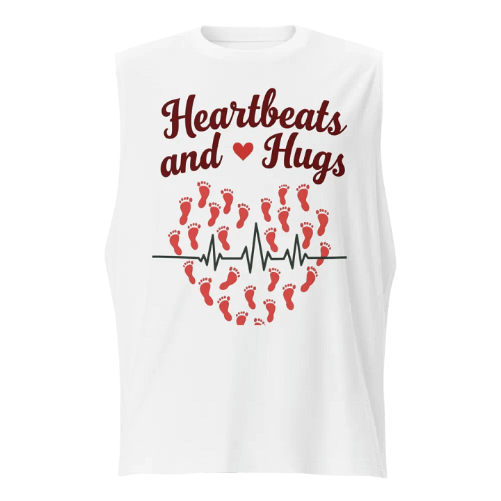 Heartbeats and Hugs Muscle Tank product image (1)