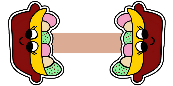 Cute Cartoon Banana Split Sundae Character Magnetic Laminated Bookmark for Foodies product image (2)