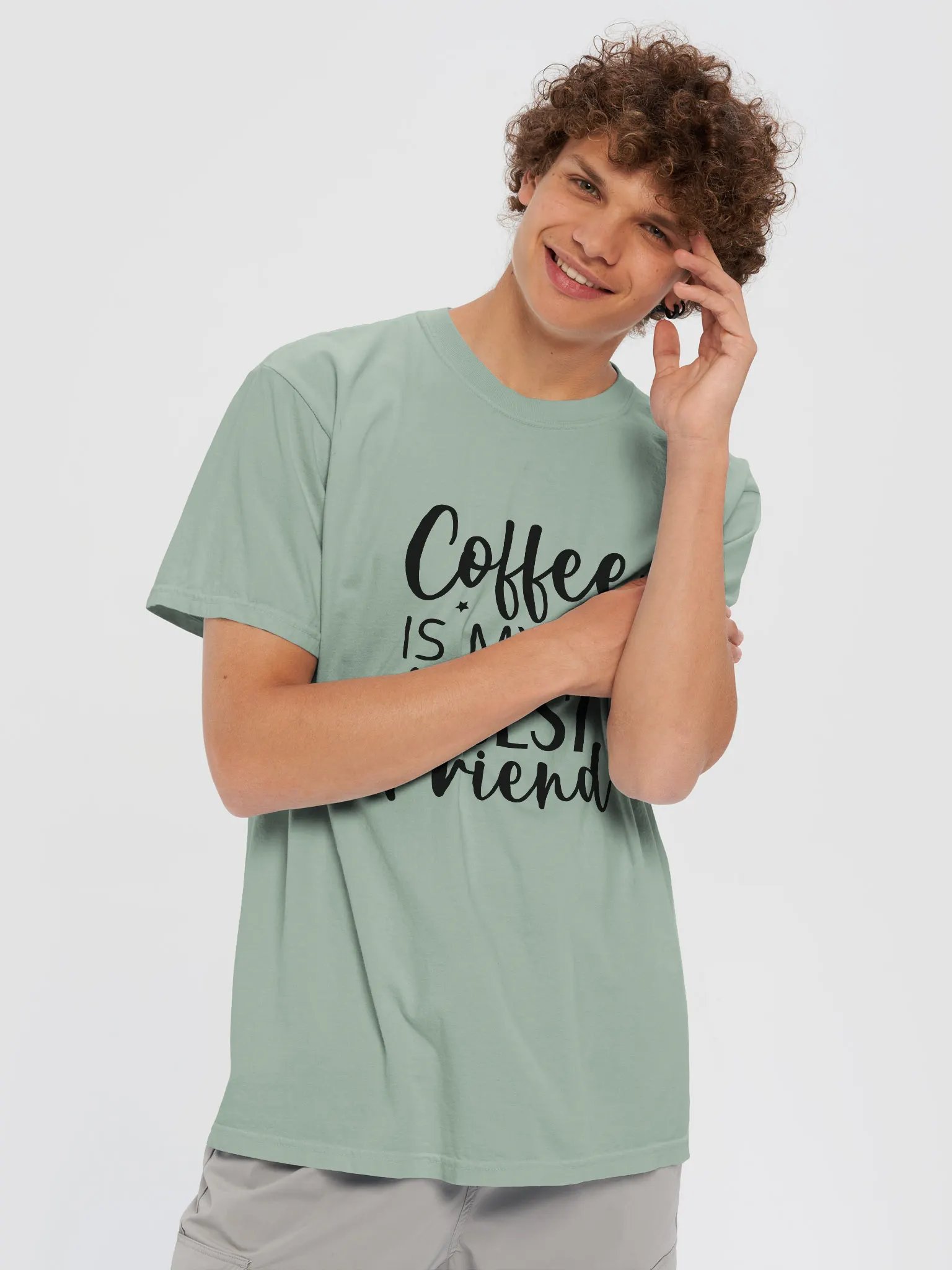 coffee is my best friend tee shirt product image (5)
