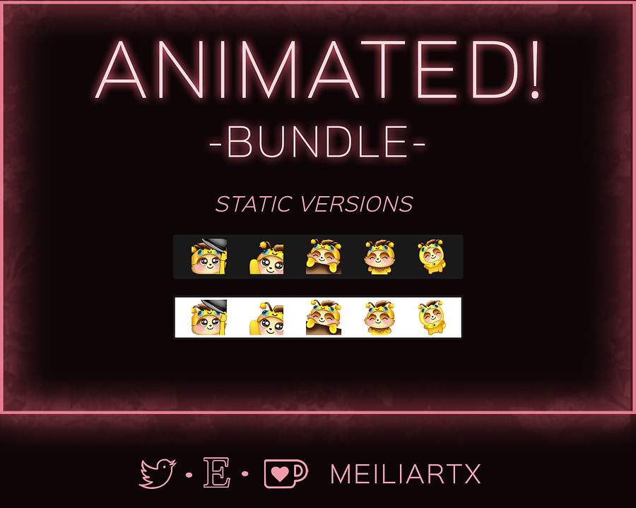 ANIMATED EMOTE SET Beemo Bundle product image (2)