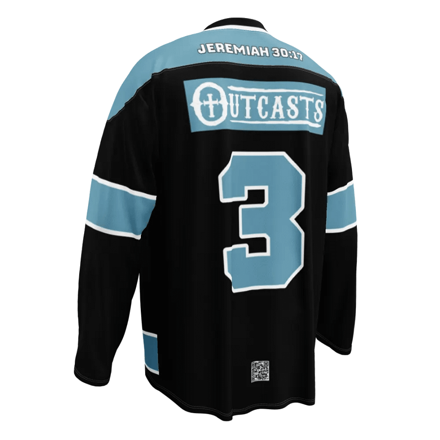 Outcasts Hockey Jersey Teal/Black product image (6)