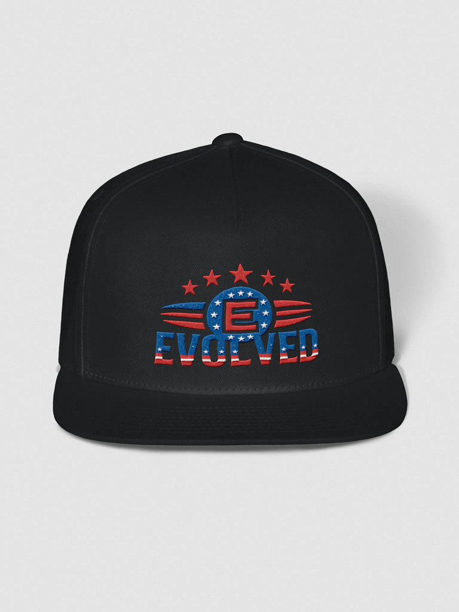 Red, White, and blue Evolved Snapback Cap product image (1)