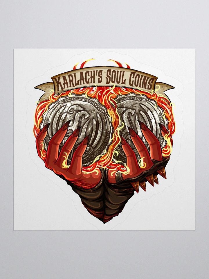 Karlach's Soul Coins Sticker product image (1)