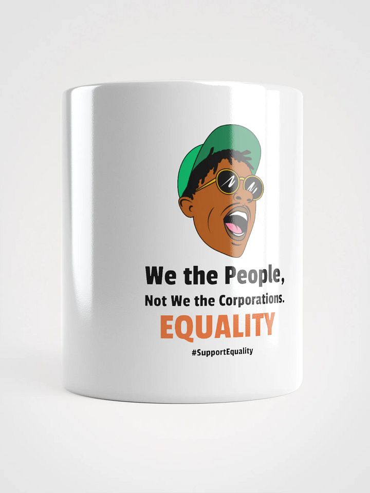 Equality Shout White Glossy Mug product image (1)