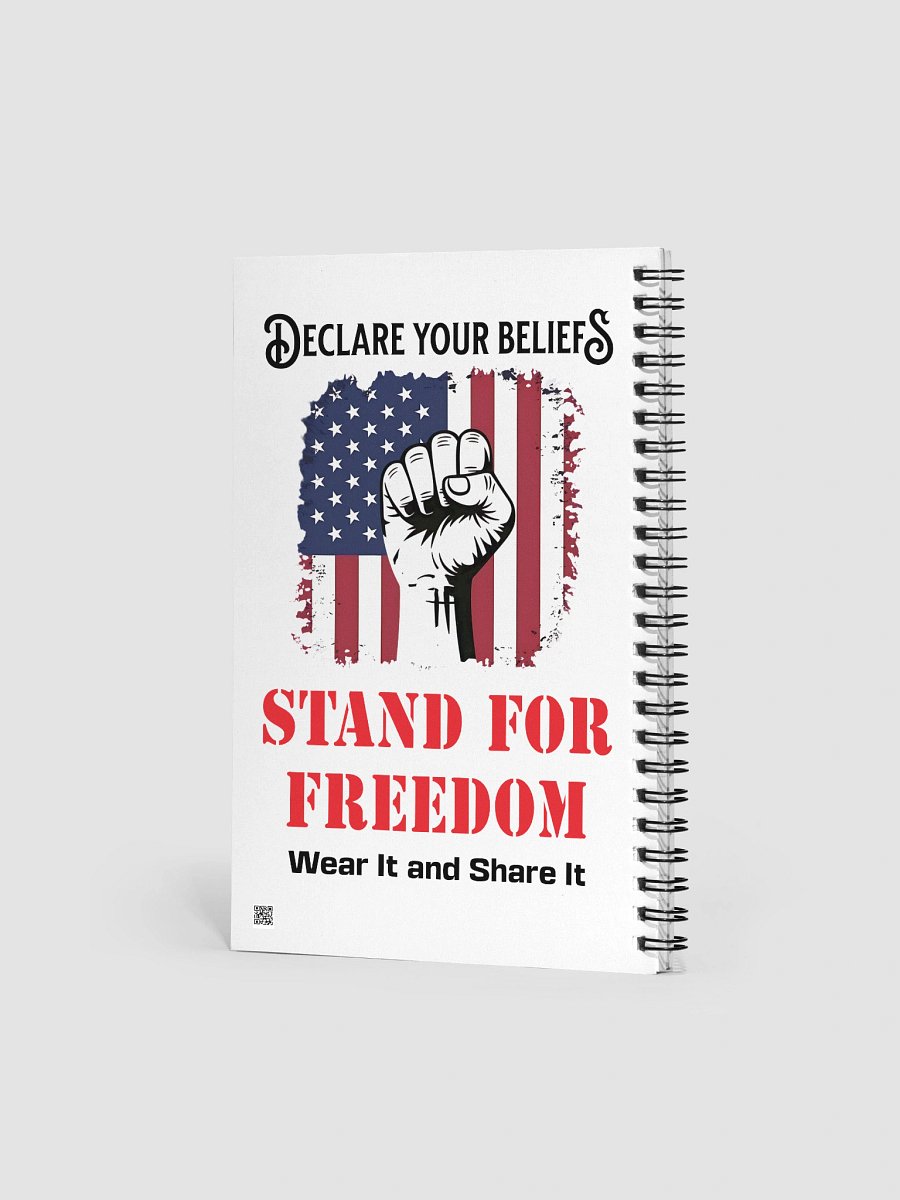 Proudly Stand for freedom Spiral Notebook product image (2)
